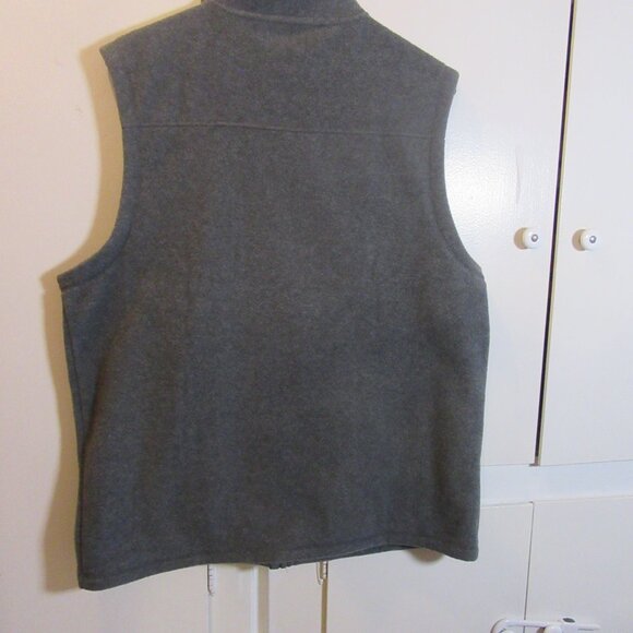 Bass Men’s Fleece Vest Heather Gray Size L NWT - Picture 5 of 6